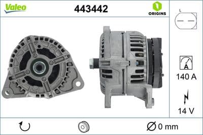 Alternador VALEO 443442
