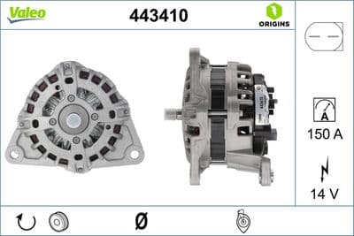 Alternador VALEO 443410