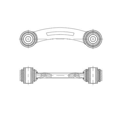 Brazo oscilante, suspensión de ruedas CTR CQ1109