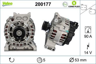 Alternador VALEO 200177
