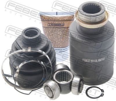 Juego de articulación, eje de transmisión FEBEST 0511-BL16MTRH