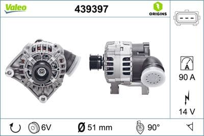 Alternador VALEO 439397