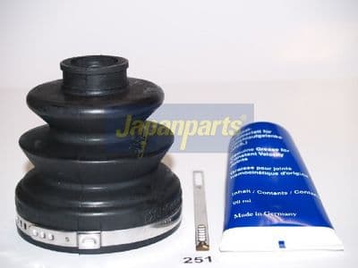 Juego de fuelles, eje de transmisión JAPANPARTS KB-251