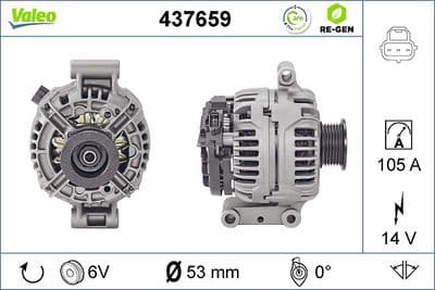 Alternador VALEO 437659