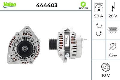 Alternador VALEO 444403