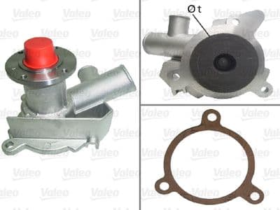 Bomba de agua, refrigeración del motor VALEO 506141