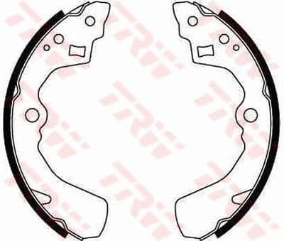 Juego de zapatas de frenos TRW GS8549