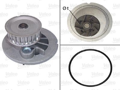 Bomba de agua, refrigeración del motor VALEO 506703