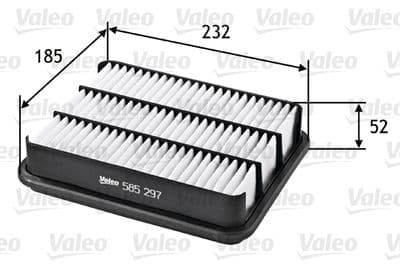 Filtro de aire VALEO 585297