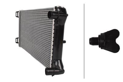 Radiador, refrigeración del motor HELLA 8MK 366 311-101