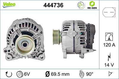 Alternador VALEO 444736