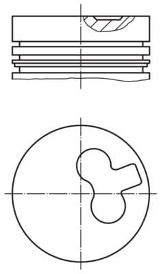 Pistón MAHLE 014 17 00