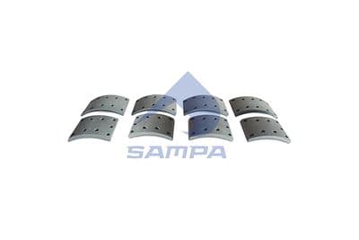 Juego de balatas de freno, freno de tambor SAMPA 093.734