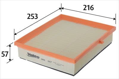 Filtro de aire VALEO 585557