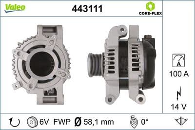 Alternador VALEO 443111