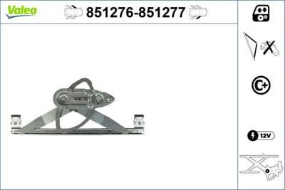 Elevador para ventanas VALEO 851276