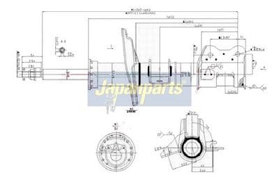 Amortiguador JAPANPARTS MM-00159
