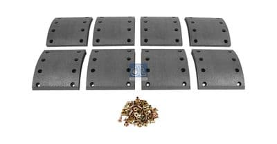 Juego de balatas de freno, freno de tambor DT Spare Parts 10.33014