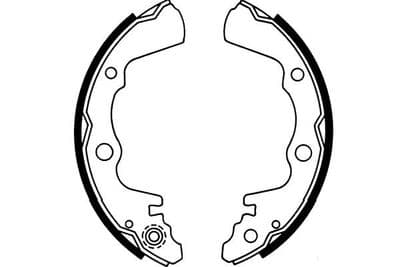 Juego de zapatas de frenos Kavo Parts BS-8402