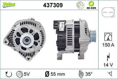 Alternador VALEO 437309
