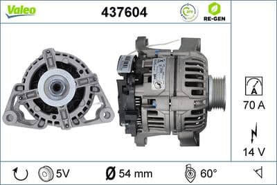 Alternador VALEO 437604