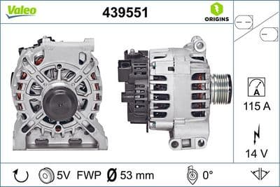Alternador VALEO 439551
