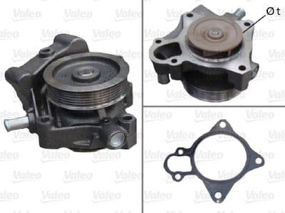 Bomba de agua, refrigeración del motor VALEO 506961