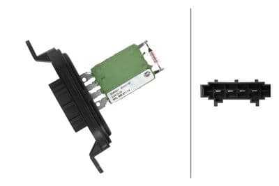 Resistencia, ventilador del interior HELLA 9ML 366 411-141