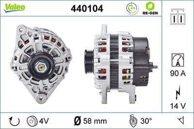 Alternador VALEO 440104