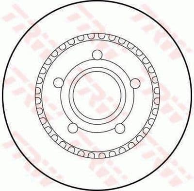 Disco de freno TRW DF1528