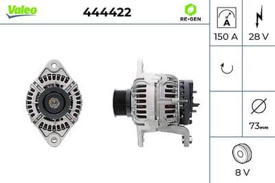 Alternador VALEO 444422