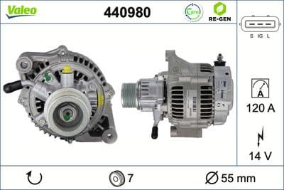Alternador VALEO 440980