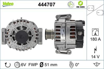 Alternador VALEO 444707
