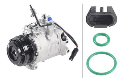 Compresor, aire acondicionado HELLA 8FK 366 203-751