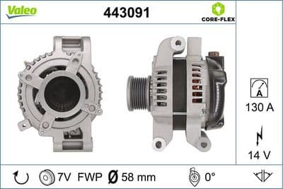 Alternador VALEO 443091