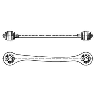 Brazo oscilante, suspensión de ruedas CTR CQ1225