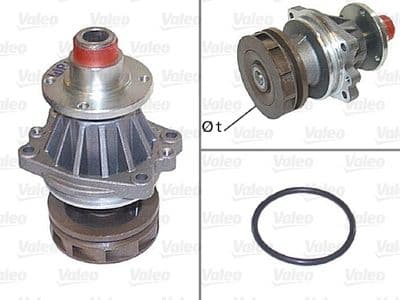 Bomba de agua, refrigeración del motor VALEO 506289