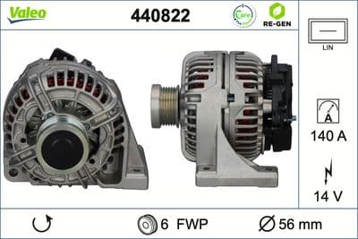 Alternador VALEO 440822