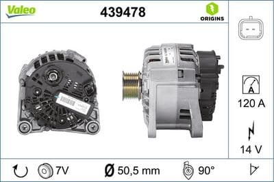 Alternador VALEO 439478