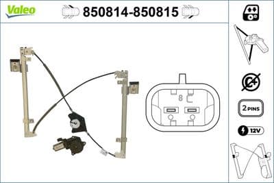 Elevador para ventanas VALEO 850815