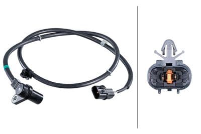 Sensor, revoluciones de la rueda HELLA 6PU 358 219-771