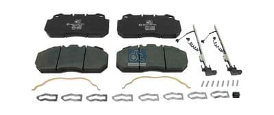 Juego de balatas de freno DT Spare Parts 6.95106