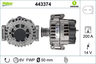 Alternador VALEO 443374