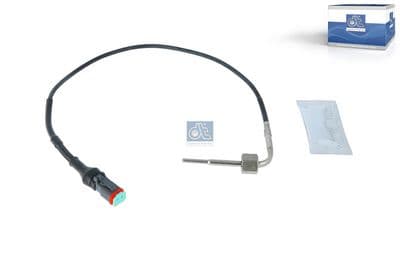 Sensor, de temperatura de gas de escape DT Spare Parts 1.12900