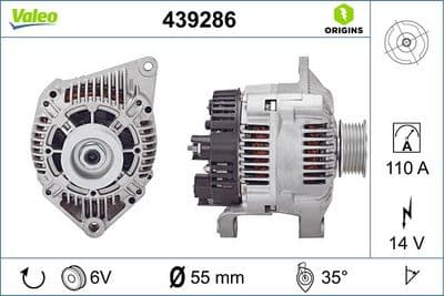 Alternador VALEO 439286