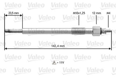 Bujía de precalentamiento VALEO 345187