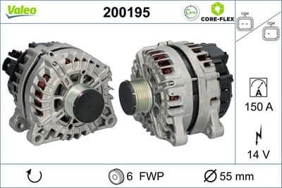 Alternador VALEO 200195