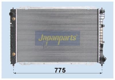 Radiador, refrigeración del motor JAPANPARTS RDA053108