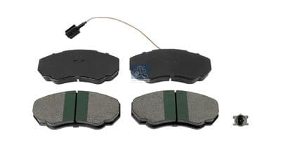 Juego de balatas de freno DT Spare Parts 12.93105