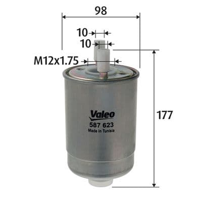 Filtro combustible VALEO 587623